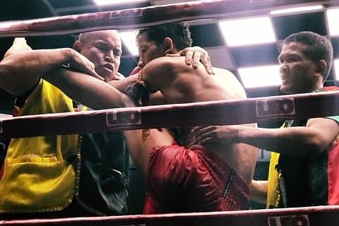 Autentisk Muay Thai Show-billett på Lumpinee Boxing Stadium
