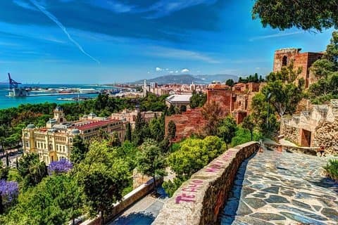 Malaga Shore Excursion: Liten gruppvandring och naturskön rundtur