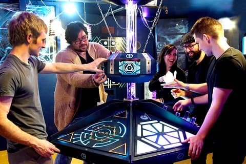 Private Group Puzzle-Solving Adventure Game: Spaceship