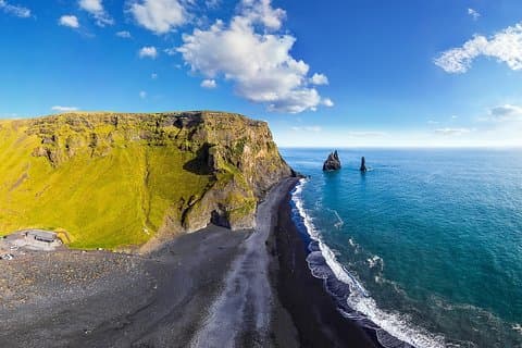 Sydkusten, vattenfall och Black Beach Tour från Reykjavik