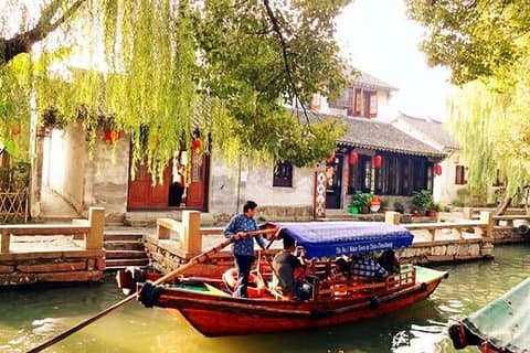 Tongli Water Town Privat dagstur fra Shanghai med Tuisi Garden og bådtur