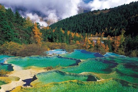 Private 3-tägige Jiuzhaigou- und Huanglong-Tour mit dem Schnellzug ab Chengdu