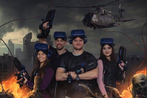 Gioco di tiro con gli zombi in realtà virtuale