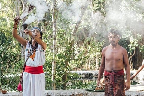 Privat yogasession og Maya ritual temazcal for mennesker, der bor på Playa Del Carmen eller Tulum