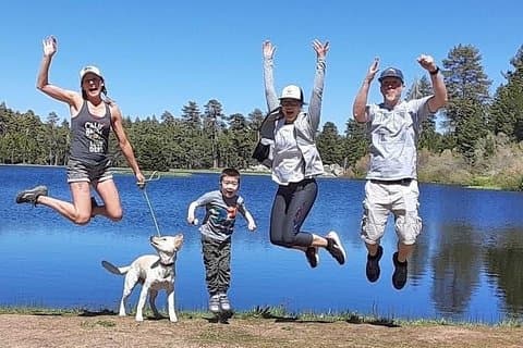 Big Bear Jeep off-road tour met wandeling naar Bluff Lake Reserve
