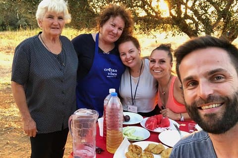 Cretan Farm Tour with Cheese-Making, Olive Oil Tasting & Picnic