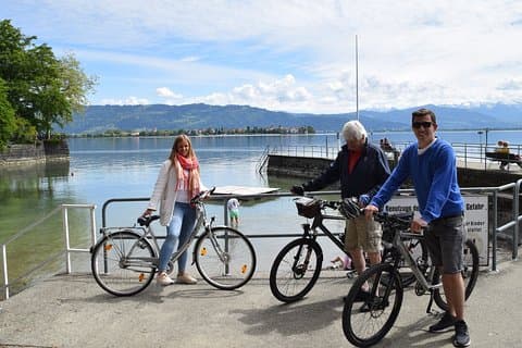 Guided Bike Tour Lake Constance Cycle Path incl Bregenz Stage & Pfänder Mountain