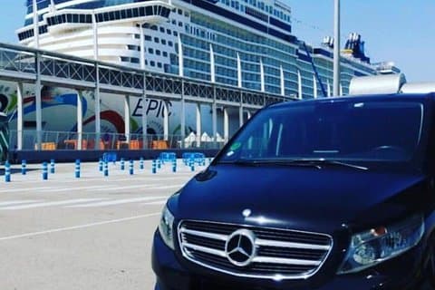 Privat overføring fra Barcelona til cruisehavnen (eller omvendt)