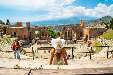 Taormina privat spasertur med teater