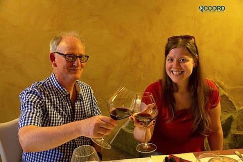 APERITIVO ved solnedgang i Firenze