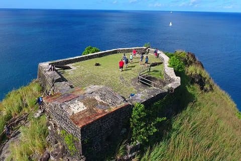 Højdepunkter i det nordlige Saint Lucia
