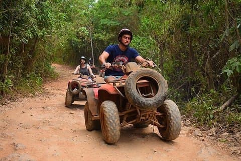 ATV Adventure, Cenote e Tirolesas! Tudo em 1 preço (ATV compartilhado)