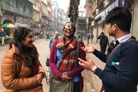 Utforsk skjønnheten i Old Delhi og kryddermarkedet!