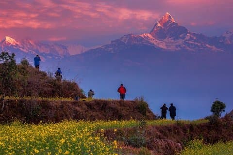 Sarangkot Sunrise with Naudanda,Kaskikot Hiking from Pokhara