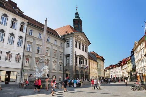 Privat vandringstur i Ljubljanas gamla stadsdel
