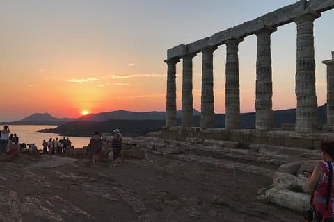 Kaap Sounio en Tempel van Poseidon Halve dag privétour vanuit Athene
