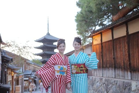 [Kyoto, Templo Kiyomizu-dera] 3 minutos a pé do plano Kimono