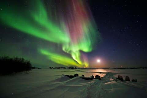 Yellowknife Tours Aurora med bus