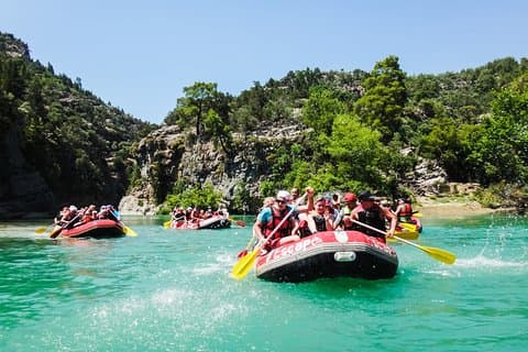 Rafting nel canyon Koprulu con Zipline incl. Pranzo per Antalya