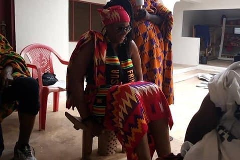 Traditionell namngivningsrit för afrikansk diaspora i Kumasi