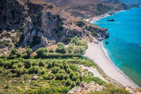 Preveli Palm Beach De Réthymnon