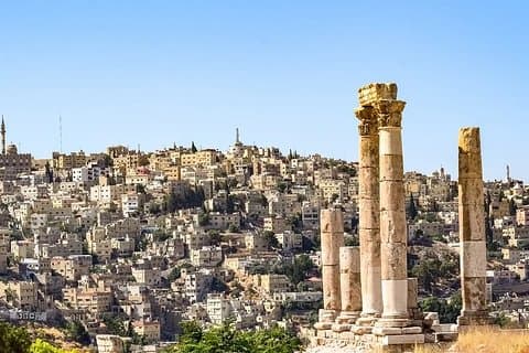 4 timmars City Tour i Amman med hotellupphämtning och avresa