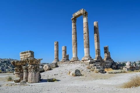 8 timer City Tour i Amman med hotell henting og avhenting