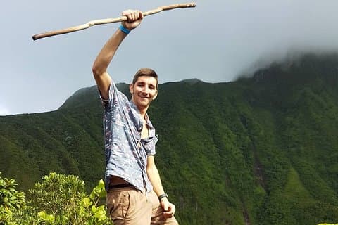 Vulkankratervandringstur i St Kitts