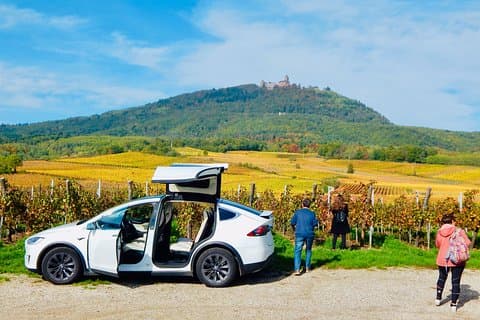 5H00 ALSACE PRIVATE TOUR-kasteel, dorpen, wijn, vriendelijke chauffeur