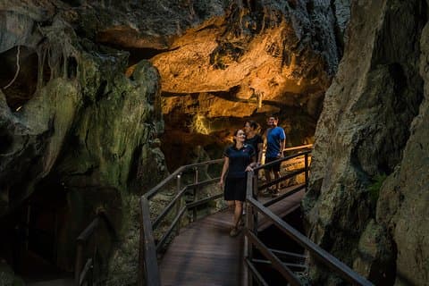Capricorn Caves Cathedral Cave Tour