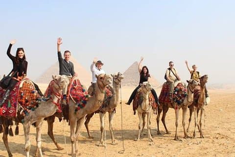 Day Tour to Pyramids, Saqqara, and Dahshour with Lunch & camel ride