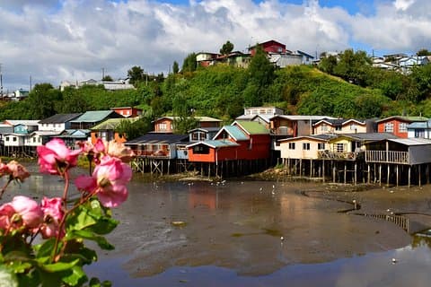 Delad Premium Heldagsutflykt till Chiloé: Chacao, Castro och Dalcahue