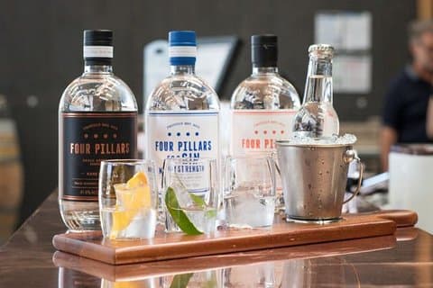 Vier Säulen Gin, Mittagessen und Weintour Yarra Valley Small Group