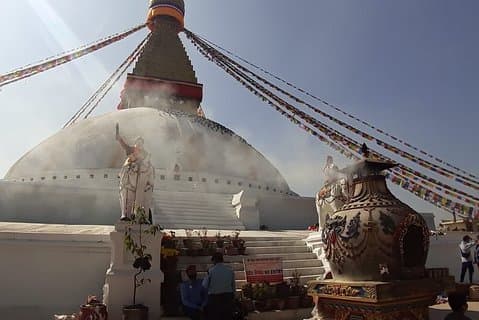 Privat tur til Syambhunath Stupa