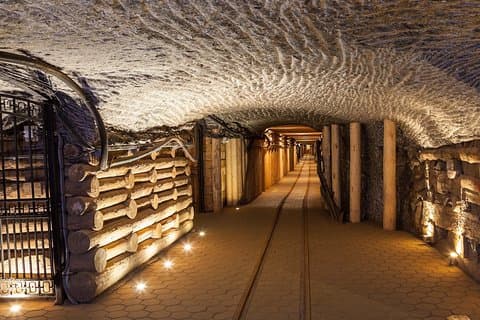 Route touristique de la mine de sel de Wieliczka au départ de Cracovie