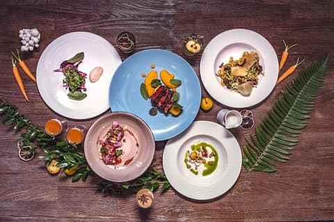 11 course tasting menu with cocktail pairing in Gdańsk