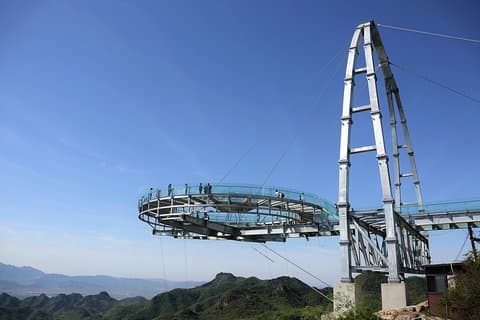 Shilinxia Cantilever UFO Platform Private Tour mit Hin- und Rückfahrt