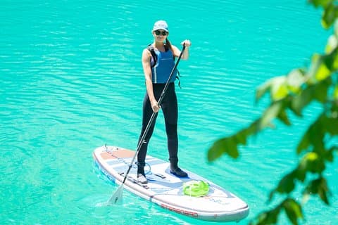 Halvdags privat SUP langs Soca River