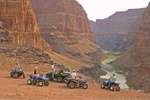 Grand Canyon North Rim Tour em avião com ATV ou 4x4