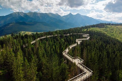 Heldags Zakopane og Slovakia Treetop Walk fra Krakow