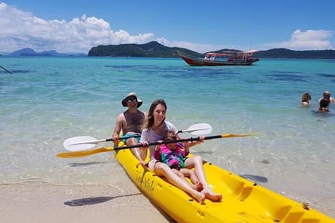 Passeio de caiaque e mergulho com snorkel em Koh Tan e Madsum de Koh Samui