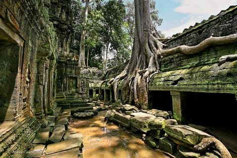 4-dages Phnom Penh Siem Reap Angkor templer Flydende landsby