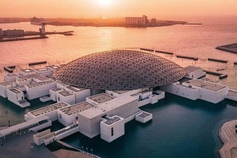 Tour della città di Abu Dhabi con il Museo del Louvre da Abu Dhabi