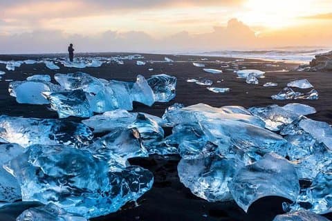 Costa Sur y Laguna Glaciar - Privado