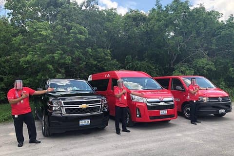 Trasferimento privato SUV di lusso R/T-Apt-Isla Mujeres Ferry Pier-Apt W/Ticket Ferry