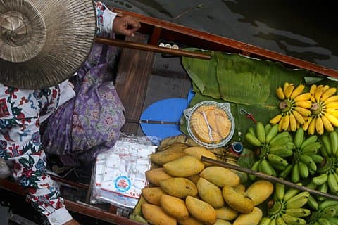 Mercado Flutuante+Rio Kwai+Almoço Min. 2 pessoas necessárias para confirmar