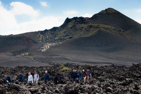Randonnées guidées dans le Parc Naturel de Los Volcanes.