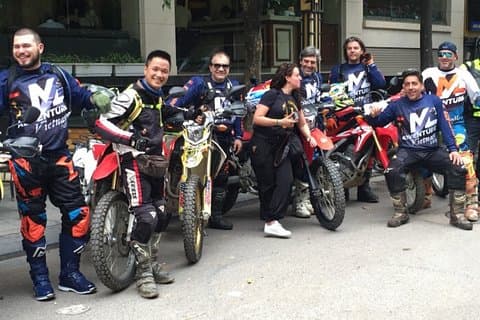 Motorcycle tour around Hanoi