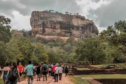 Sigiriya og Dambulla fra Kandy