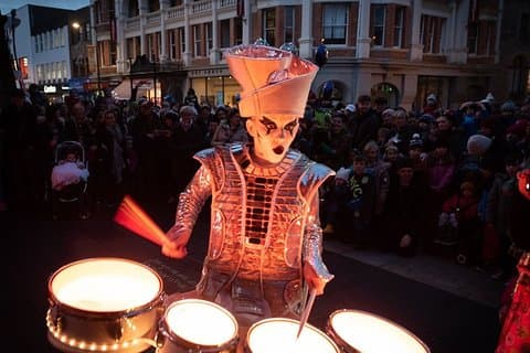 Halloween i Irland, kort pause med Halloween-fest